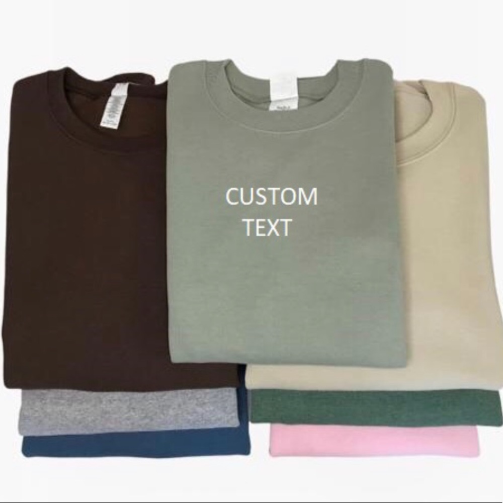 Custom Text or Personalized T-Shirts/Sweatshirts & Hoodies - Various